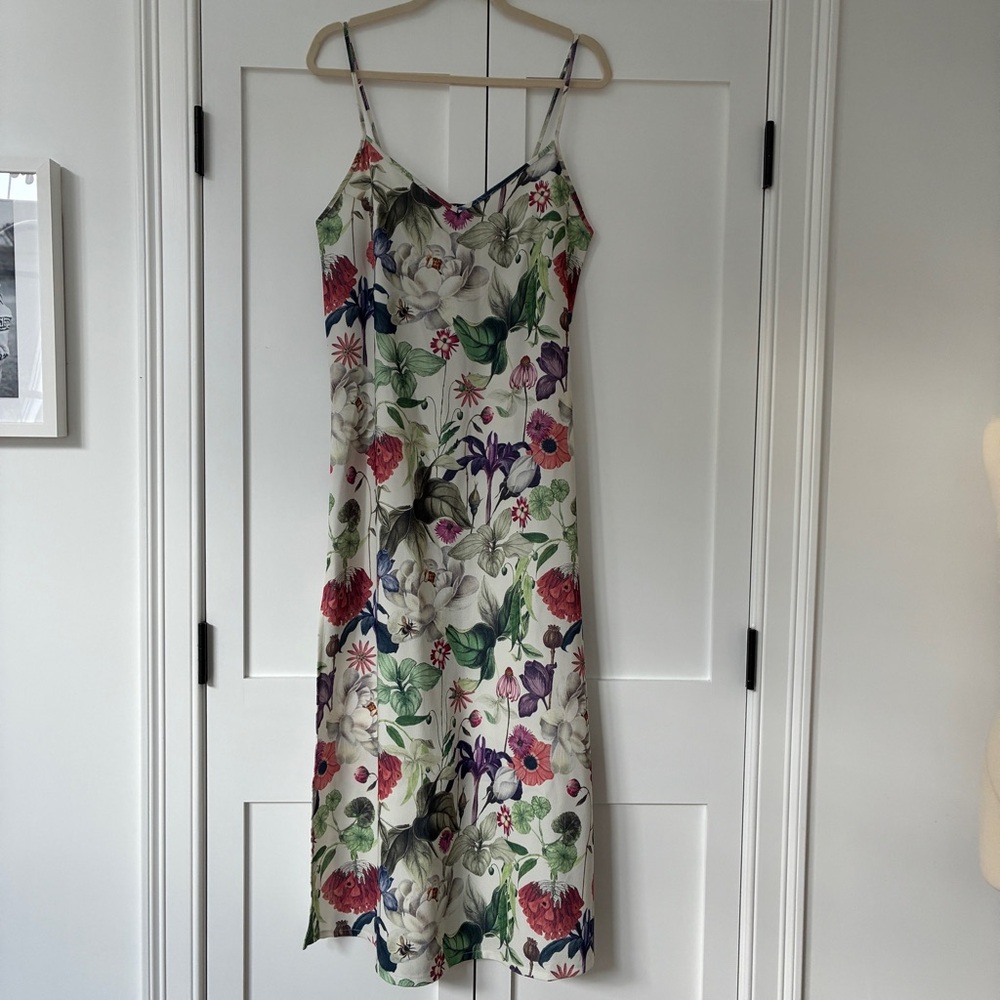 Motel Botanical Floral Midi Dress